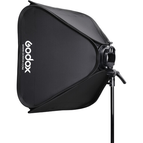 Shop Godox S2 Speedlite Bracket with Softbox, Grid & Carrying Bag Kit (23.6 x 23.6") by Godox at Nelson Photo & Video
