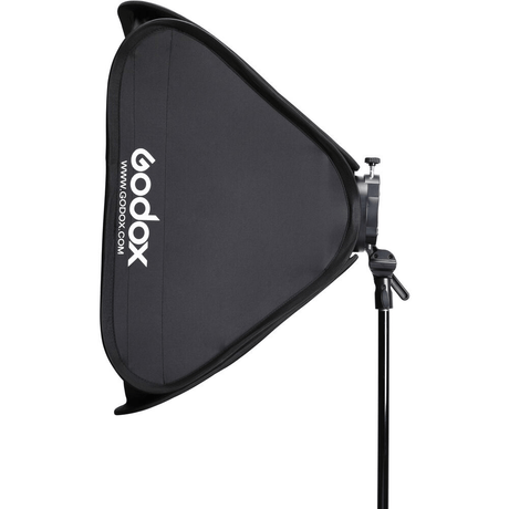 Shop Godox S2 Speedlite Bracket with Softbox, Grid & Carrying Bag Kit (31.5 x 31.5") by Godox at Nelson Photo & Video