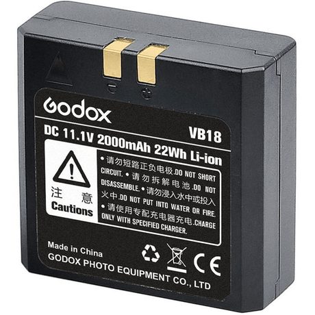 Shop GODOX VB-18 LI-ION BATTERY FOR VING SERIES FLASHES by Godox at Nelson Photo & Video
