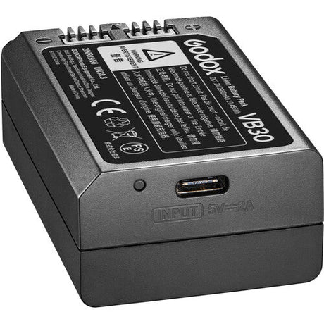 Godox VB30 Battery for V1Pro Round Head Camera Flash - Nelson Photo & Video