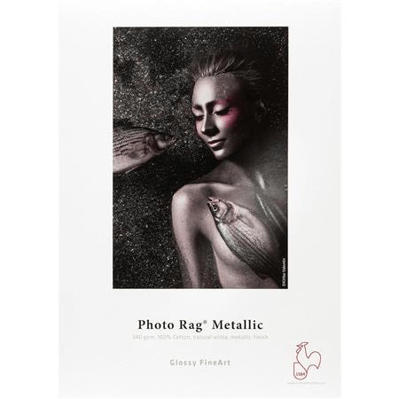 Shop Hahnemuhle Photo Rag Metallic Paper (8.5 x 11", 25 Sheets) by Hahnemuhle at Nelson Photo & Video