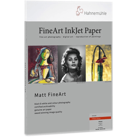 Shop Hahnemuhle William Turner Matt Fine Art Paper - 310 gsm (13 x 19.0", 25 Sheets) by Hahnemuhle at Nelson Photo & Video