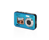 MINOLTA MN50WP Duo 48 MP Autofocus / 5K Ultra HD Waterproof Camera w/ Dual LCD (Blue)