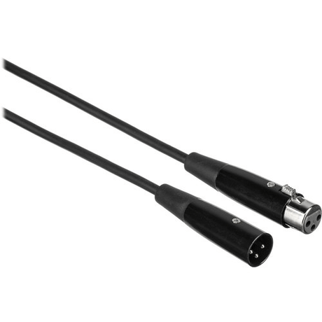 Shop Hosa Technology 3-Pin XLR Male to 3-Pin XLR Female Balanced Microphone Cable (Black Connectors) - 25' by HOSA TECH at Nelson Photo & Video