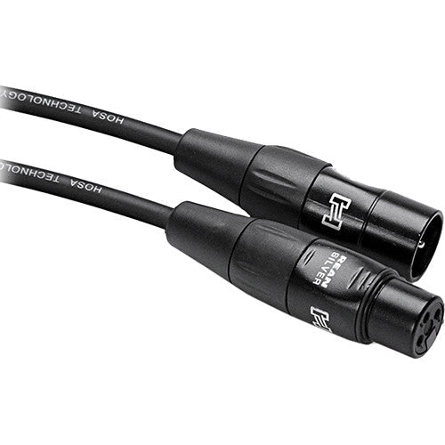 Hosa Technology HMIC-015 Pro Microphone Cable 3-Pin XLR Female to 3-Pin XLR Male (15’) - Nelson Photo & Video