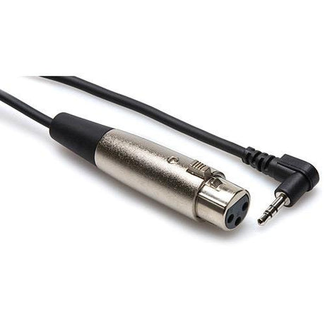 Hosa Technology Stereo Mini Angled Male to 3-Pin XLR Female Cable - 15’ - Nelson Photo & Video