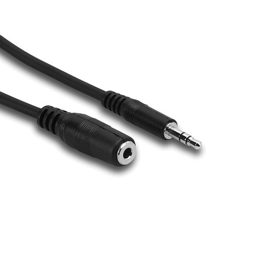 Shop Hosa Technology Stereo Mini Angled Male to Stereo 1/4" Female Headphone Extension Cable - 6" by HOSA TECH at Nelson Photo & Video