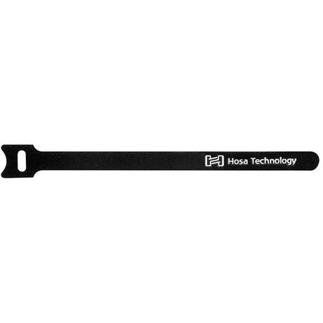 Hosa Technology WTI-508 Hook & Loop Cable Ties 0.5x8” (Black,50-Pack) - Nelson Photo & Video