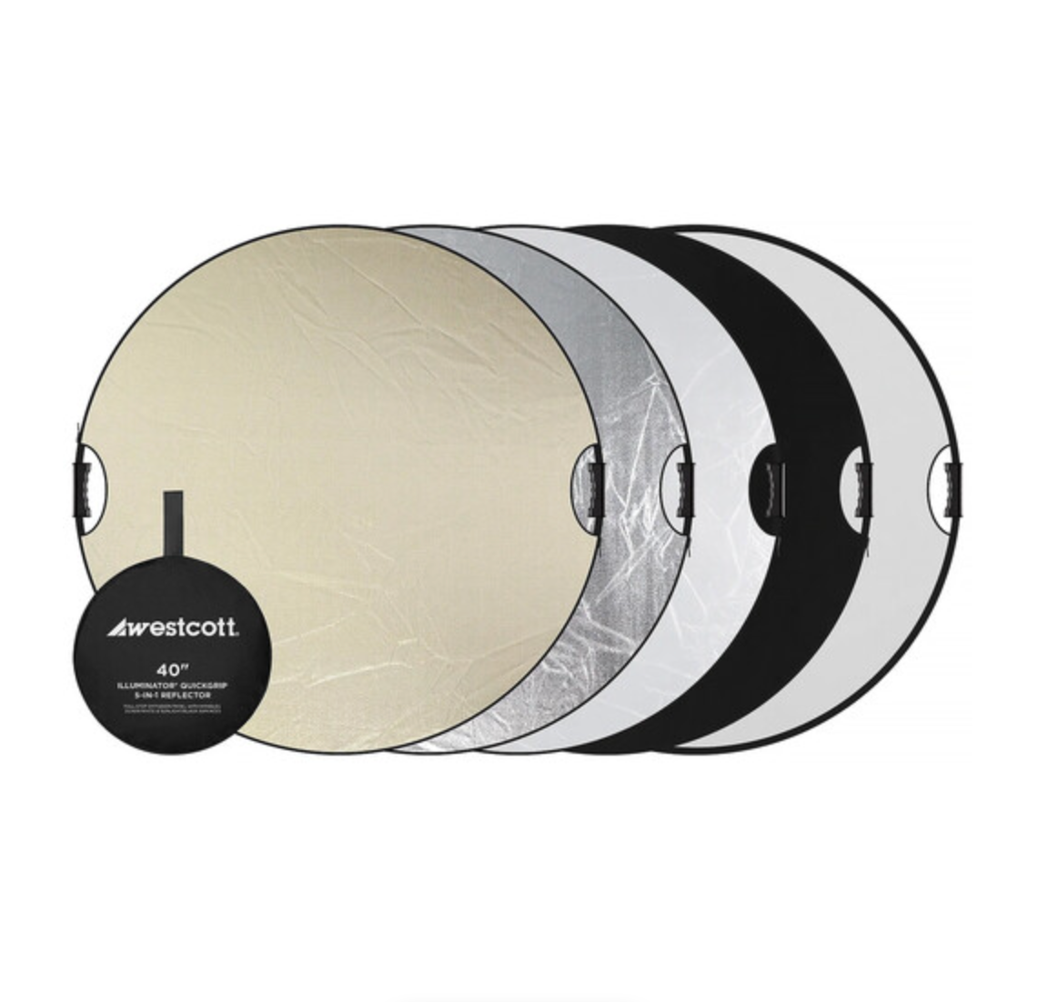 Westcott Illuminator QuickGrip 5-in-1 Reflector (40")