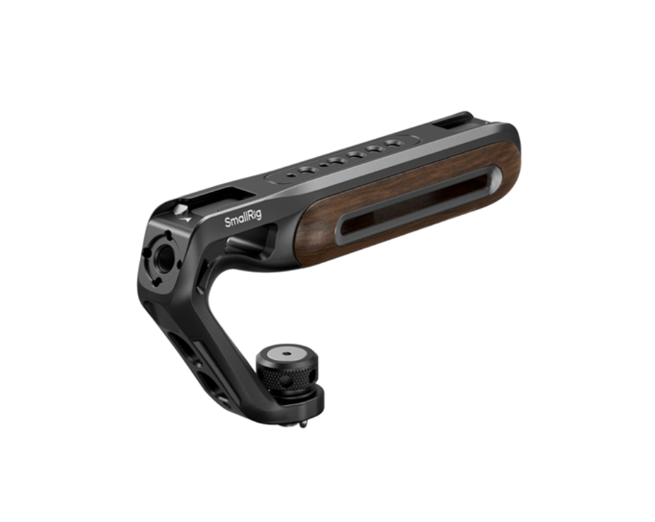 SmallRig Wooden Top Handle with 1/4''-20 and ARRI 3/8''-16 Locating Screw