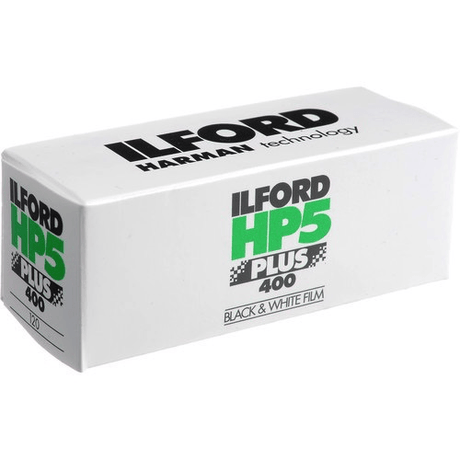 Shop Ilford HP5 Plus 400 Black and White Negative Film (120 Roll) by Ilford at Nelson Photo & Video