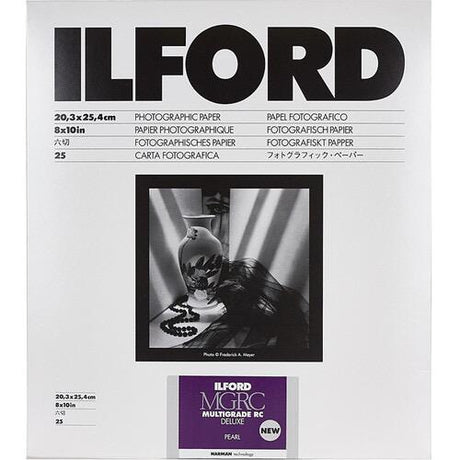 Ilford MULTIGRADE RC Deluxe Paper (Pearl, 8x10”, 25 Sheets) - Nelson Photo & Video
