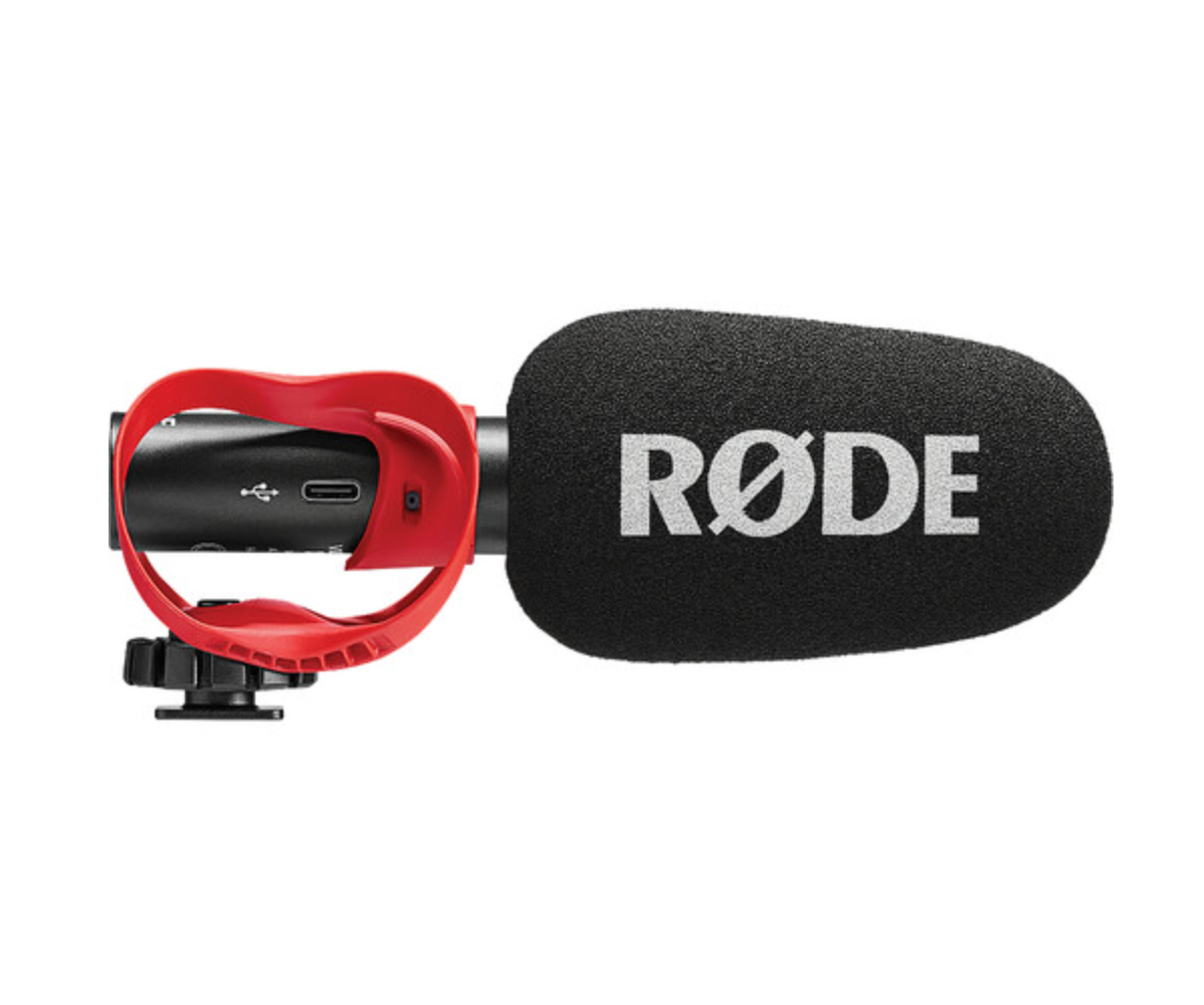 RODE VideoMic GO II-H Ultracompact Analog/USB Camera-Mount Shotgun Microphone