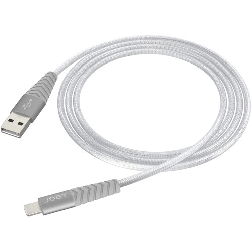 Shop JOBY Charge & Sync Lightning Cable (3.9', Silver) by Joby at Nelson Photo & Video