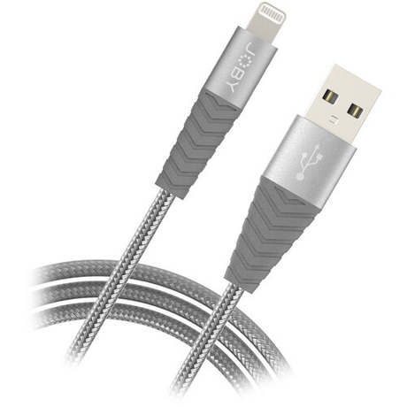 Shop JOBY Charge & Sync Lightning Cable (3.9', Space Grey) by Joby at Nelson Photo & Video