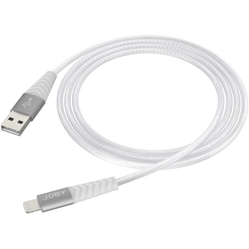 Shop JOBY Charge & Sync Lightning Cable (3.9', White) by Joby at Nelson Photo & Video