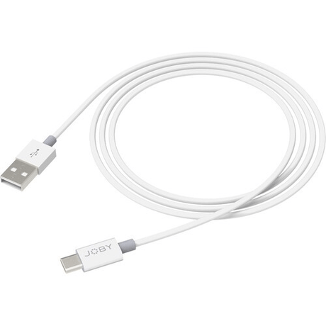 Shop JOBY Charge & Sync USB Type-A to USB Type-C Cable (3.9', White) by Joby at Nelson Photo & Video
