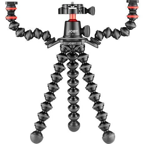 Shop Joby GorillaPod 3K PRO Rig (Black/Charcoal/Red) by Joby at Nelson Photo & Video