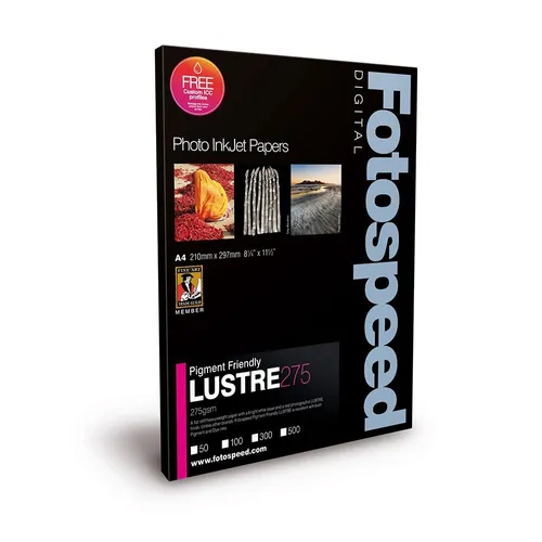 FotoSpeed PF Lustre 275 Inkjet Paper - 8x10", 100 Sheets