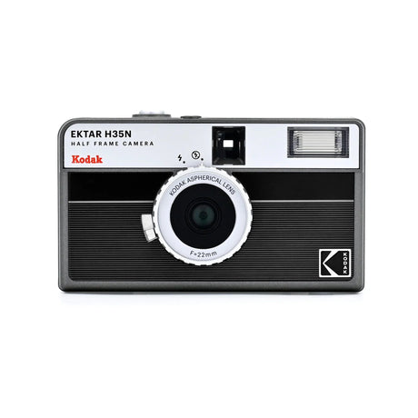 Kodak Ektar H35N 1/2 Frame Film Camera (Striped Black) - Nelson Photo & Video