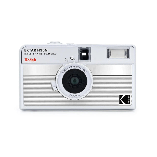 Kodak Ektar H35N 1/2 Frame Film Camera (Striped Silver) - Nelson Photo & Video