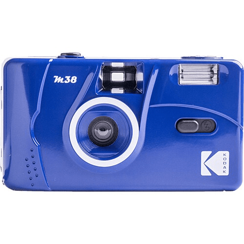 Shop Kodak M38 35mm Film Camera with Flash (Classic Blue) by Kodak at Nelson Photo & Video