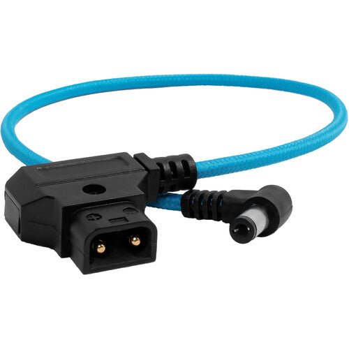Kondor Blue 15” D-Tap to DC Right Angle Straight Cable (5/5 x 2/5mm, Black) - Nelson Photo & Video