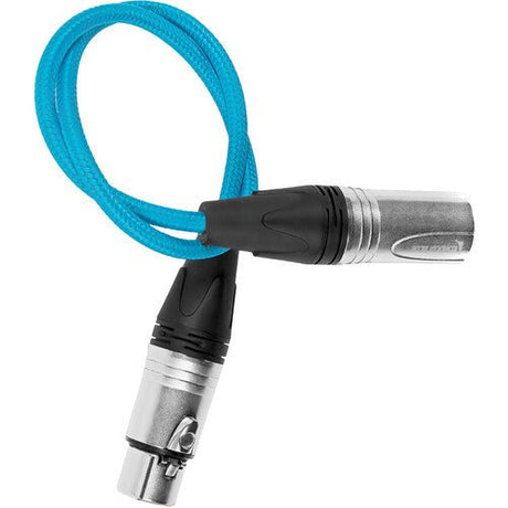 Kondor Blue 3-Pin XLR Male to 3Pin XLR Female Audio Cable for On-Camera Mic )18”) - Nelson Photo & Video