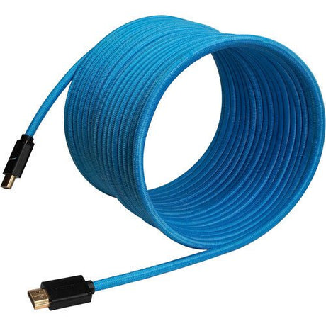 Kondor Blue Braided HDMI 4K Cable (25’, Blue) - Nelson Photo & Video