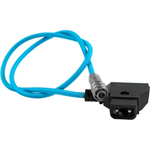 Shop Kondor Blue D-Tap to 2-Pin Power Cable for BMPCC 6K/4K (Blue, 20") by KONDOR BLUE at Nelson Photo & Video