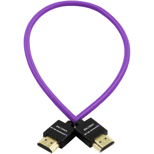 Kondor Blue High-Speed HDMI Cable (Purple, 18") - Nelson Photo & Video