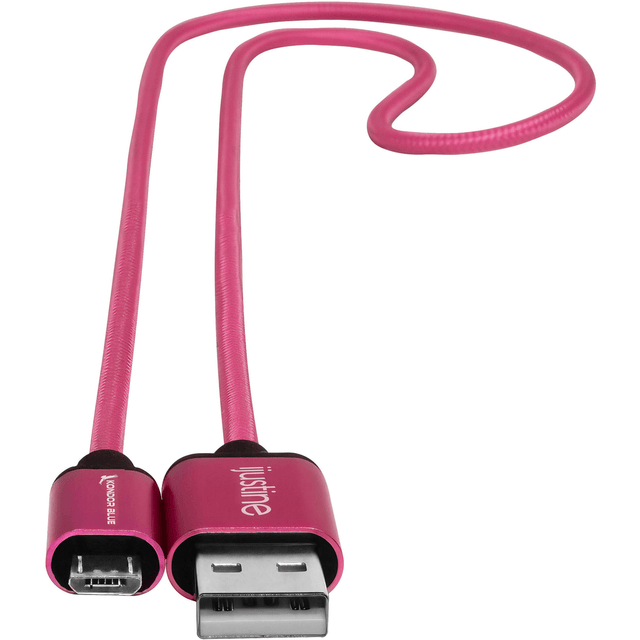 Kondor Blue iJustine Micro-USB to USB-A Charge and Sync Cable (10", Pink) - Nelson Photo & Video