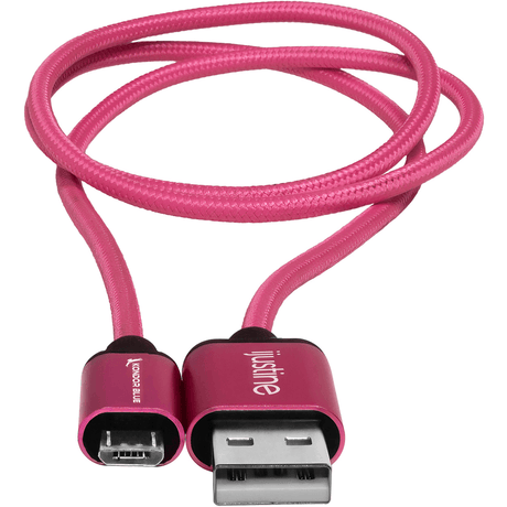 Kondor Blue iJustine Micro-USB to USB-A Charge and Sync Cable (30", Pink) - Nelson Photo & Video