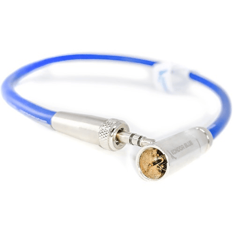 Shop Kondor Blue Mini-XLR Male to Locking 3.5mm Stereo Cable for BMPCC 6K & 4K (Blue) by KONDOR BLUE at Nelson Photo & Video