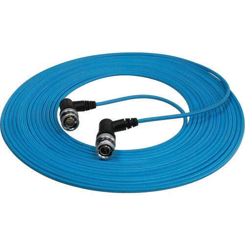 Kondor Blue Ultra-Thin 6G-SDI Right-Angle BNC Cable (25’) - Nelson Photo & Video