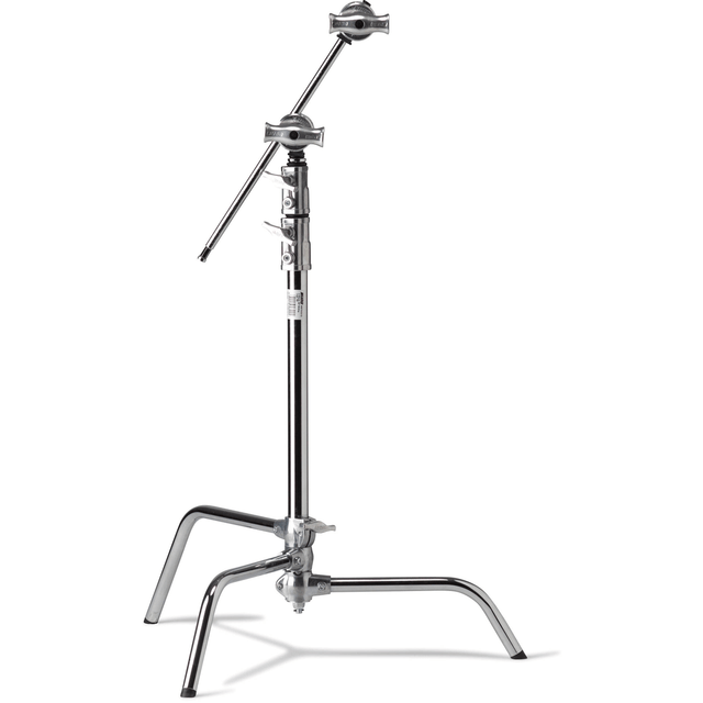 Shop Kupo Master C-Stand with 20" Riser and Sliding Leg Kit (Silver, 6.5') by Kupo at Nelson Photo & Video