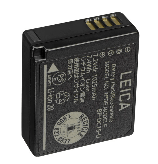 Shop Leica BP-DC15 Lithium Ion Battery for D-LUX (Typ 109) by Leica at Nelson Photo & Video