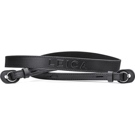 Leica Carrying Strap - Black Leather - Nelson Photo & Video