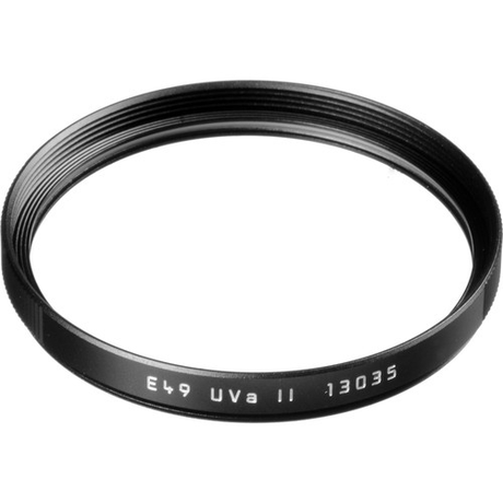 Shop Leica E49 UVa II Filter (Black) by Leica at Nelson Photo & Video