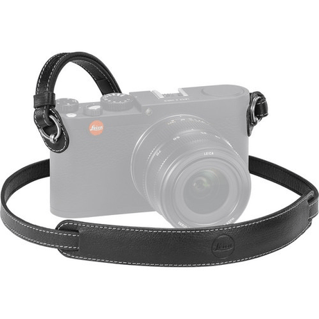 Shop Leica Leather Carrying Strap (Black) by Leica at Nelson Photo & Video