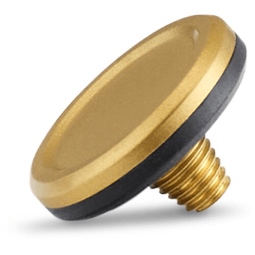 Leica Soft Release Button (Brass, Blasted Finish) - Nelson Photo & Video