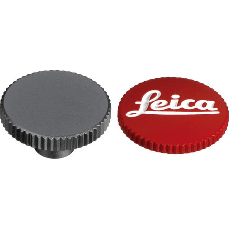 Shop Leica Soft Release Button for M-System Cameras - 12mm, Red “Leica” by Leica at Nelson Photo & Video