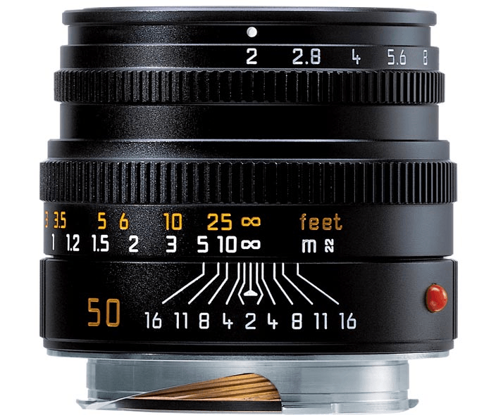 Shop Leica Summicron-M Normal 50mm f/2 Manual Focus Lens (Black) by Leica at Nelson Photo & Video