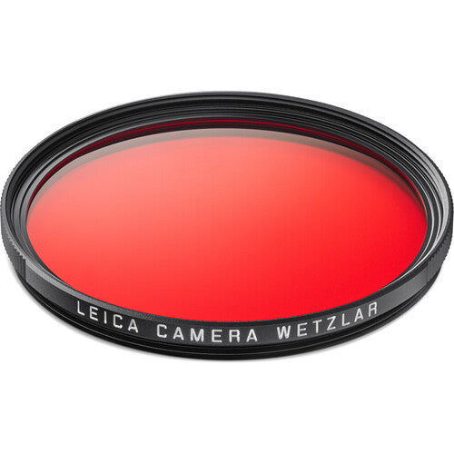 Leica Slim Filter red, E49, Black