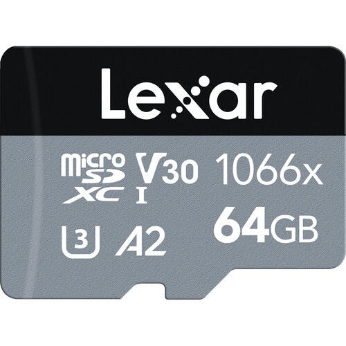 Shop Lexar 64GB 1066X MICRO SDXC Memory Card by Lexar at Nelson Photo & Video