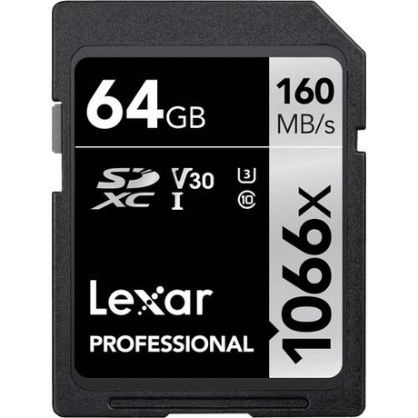 Shop Lexar Pro 64GB 1066x SDXC Memory Card by Lexar at Nelson Photo & Video