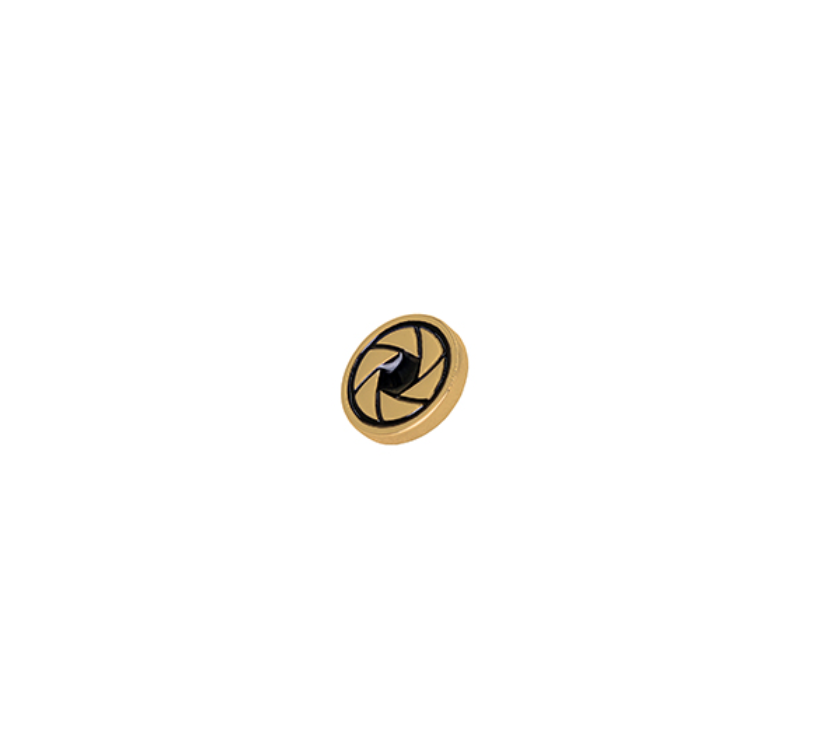 Promaster Deluxe Soft Shutter Button - Bright Brass Leaf Shutter Desig ...