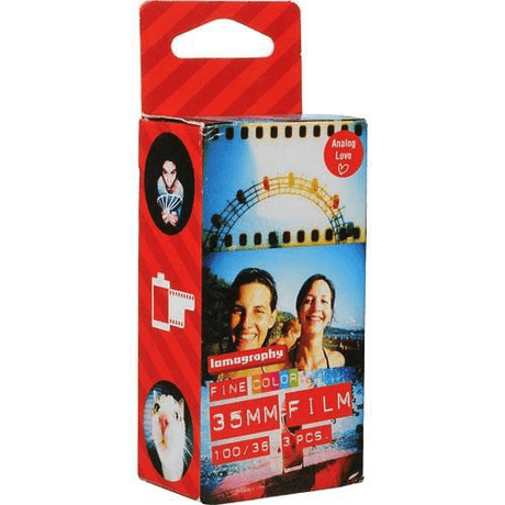 Shop Lomography 100 Color Negative Film (35mm Roll, 36 Exposures, 3 Pack) by lomography at Nelson Photo & Video