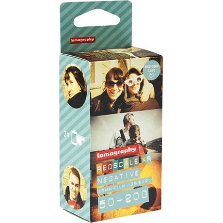 Shop Lomography 35mm Redscale XR 50-200 Color Negative Film (Extended Range, 3 Rolls) by lomography at Nelson Photo & Video