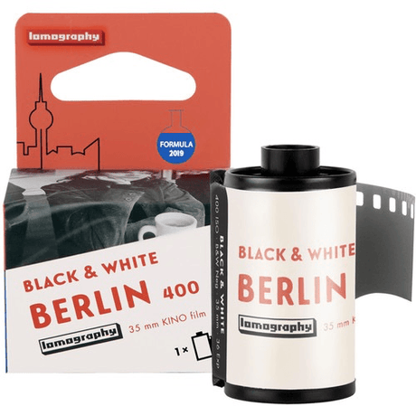 Shop LOMOGRAPHY Berlin Kino Black and White 400 ISO 35mm x 36 exp. by lomography at Nelson Photo & Video